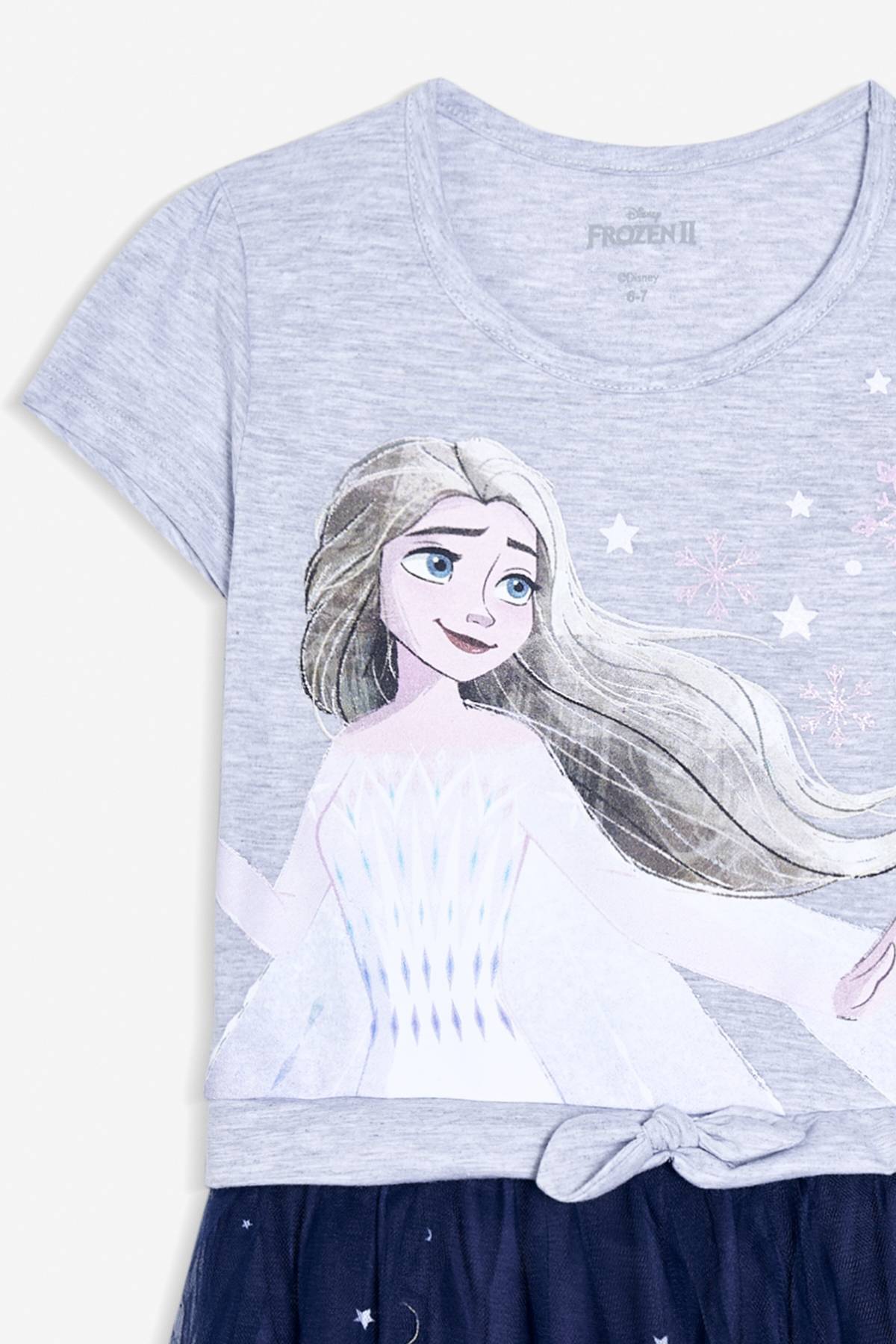 Vestido best sale estampado frozen