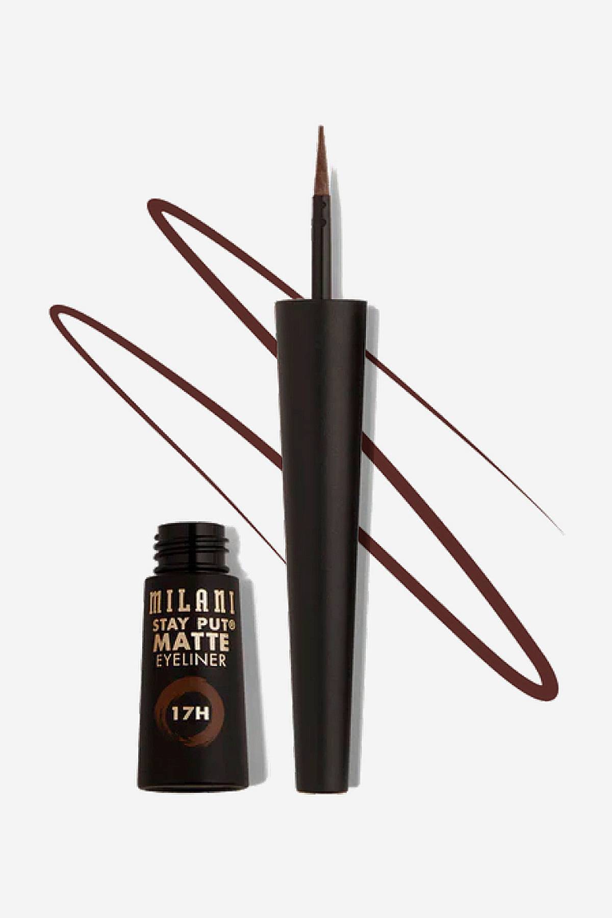 Delineador Líquido para Ojos Stay Put Matte Milani 120 Espresso De