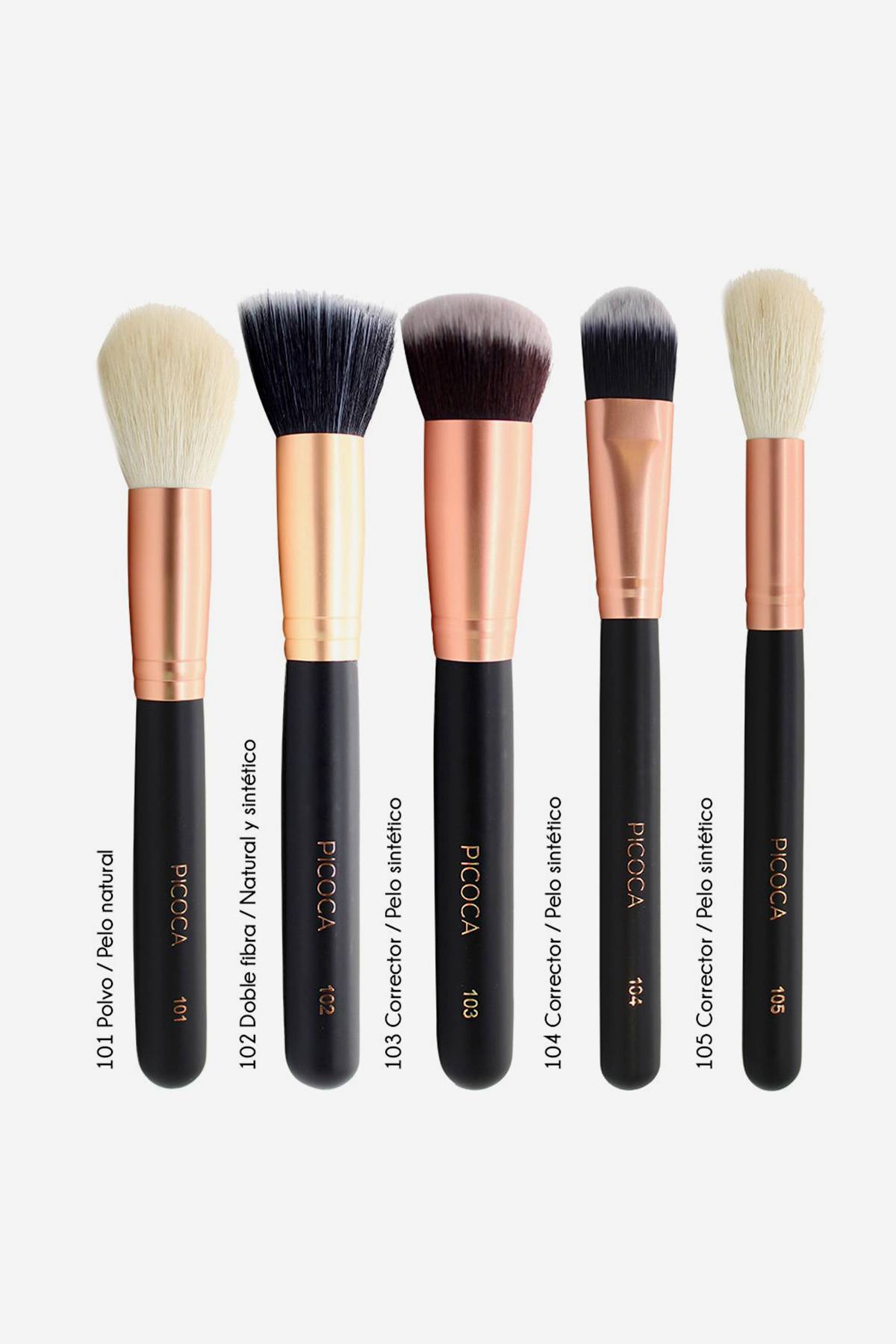 Brochas Basicas Tipos Brochas De Maquillaje Brochas Basicas Tipos