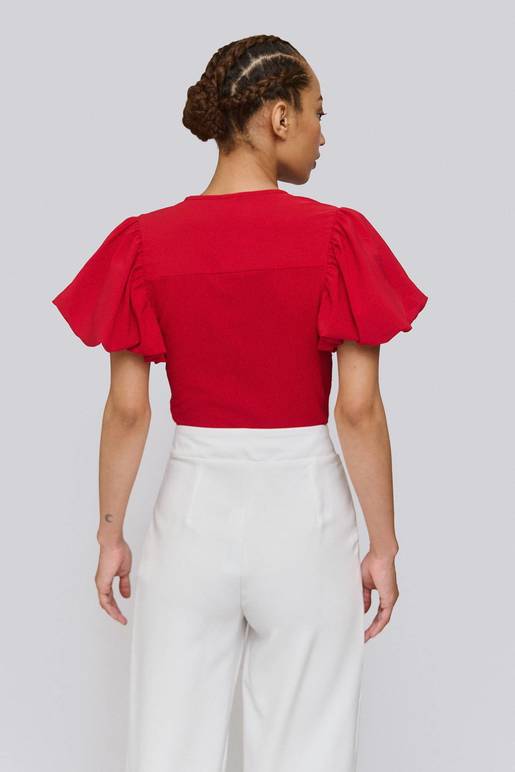 Blusas manga globo 2019 hotsell