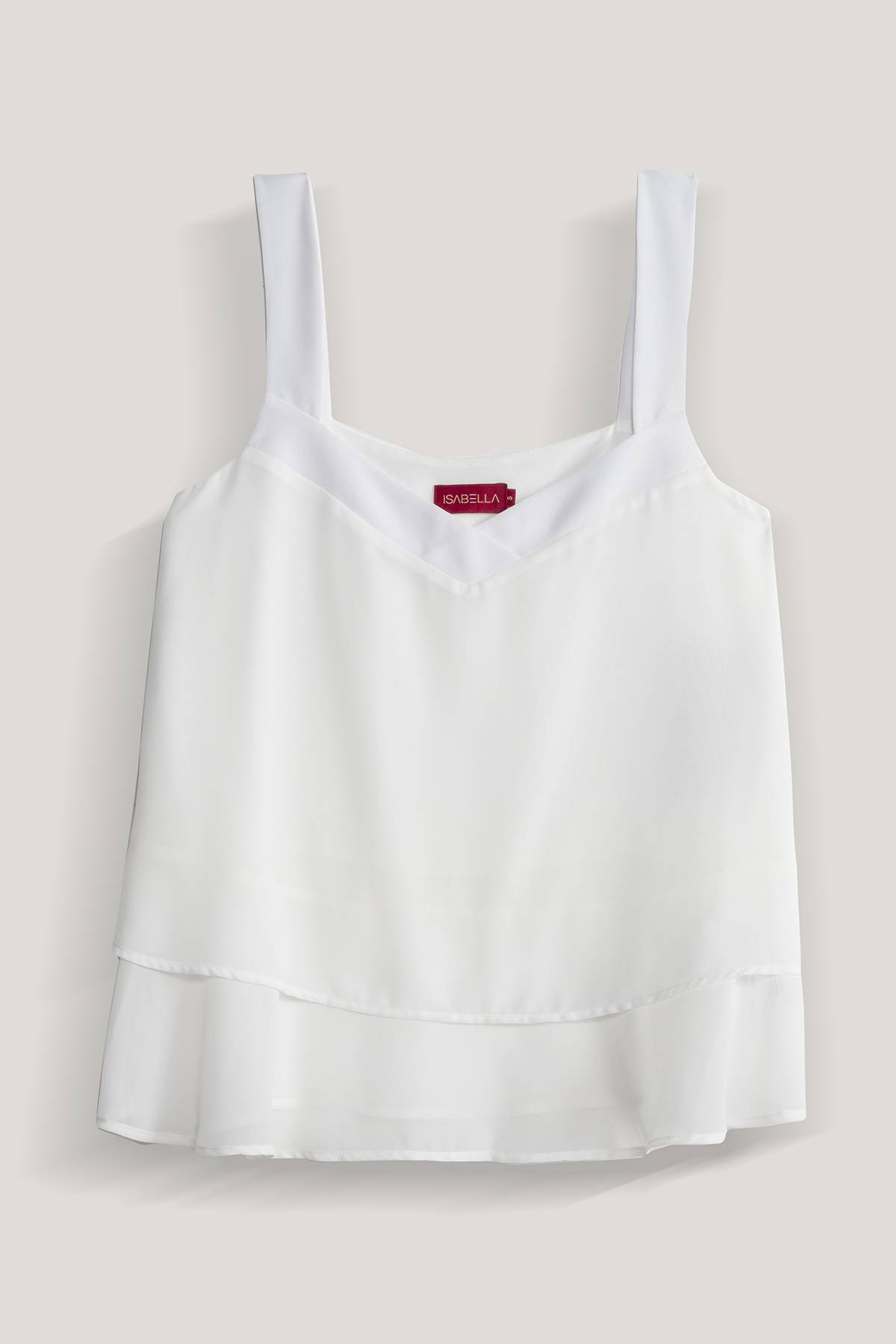 Blusa blanca best sale de tiras