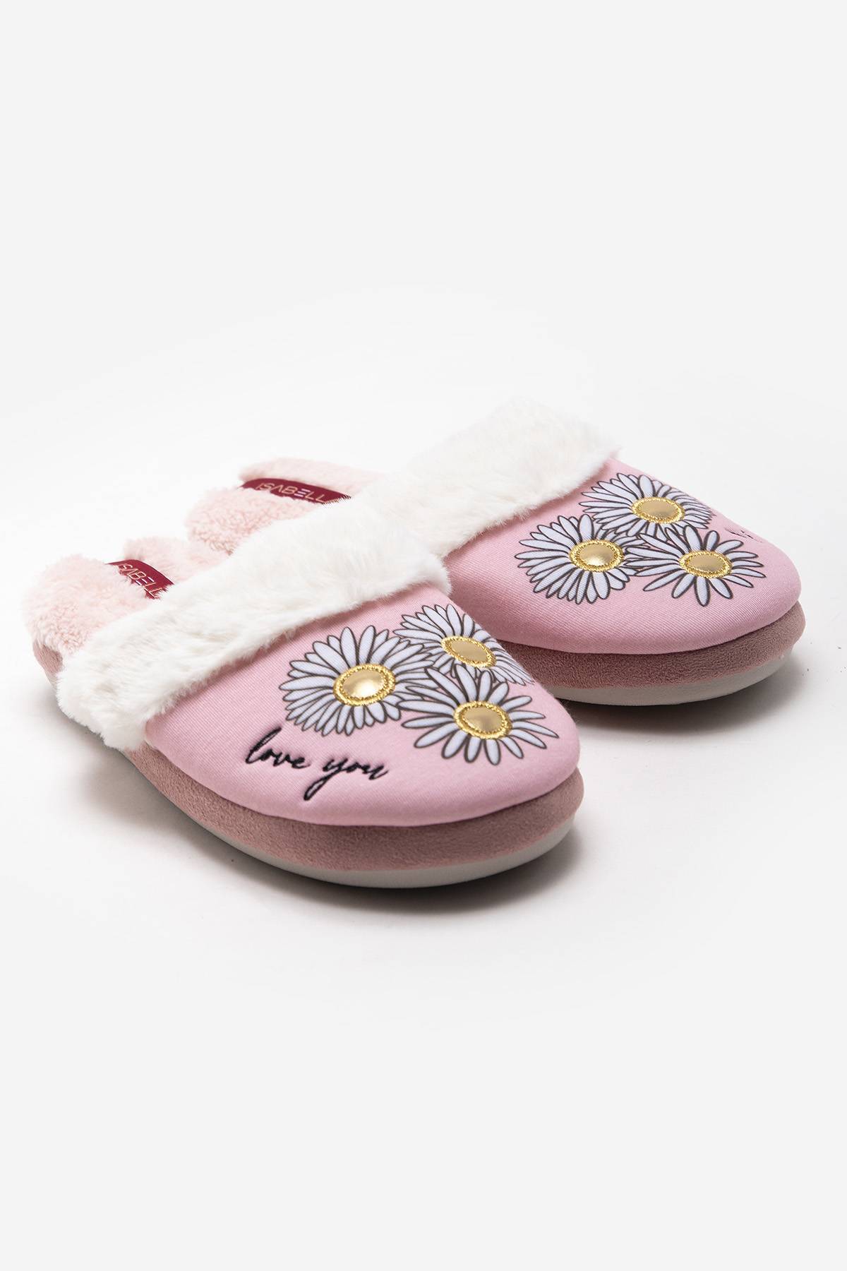 Pantufla Destalonada de Margaritas Isabella De Prati Tienda Online