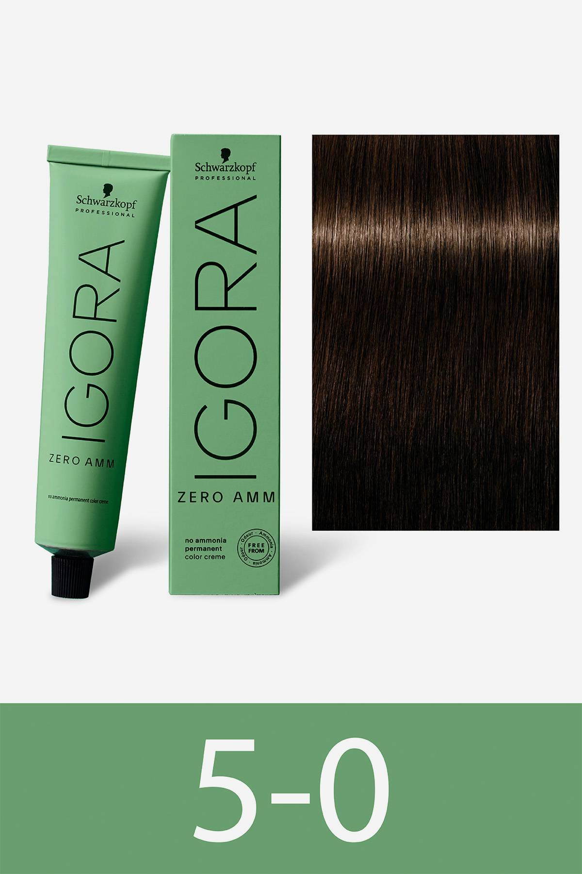 Tinte Igora Zero AMM Schwarzkopf Professional Castaño Claro Natural ...