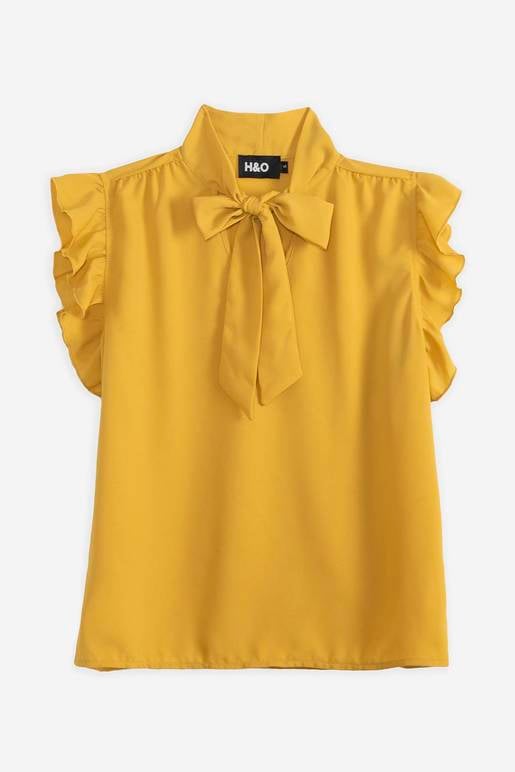 Blusa de amarrar en el cuello hotsell
