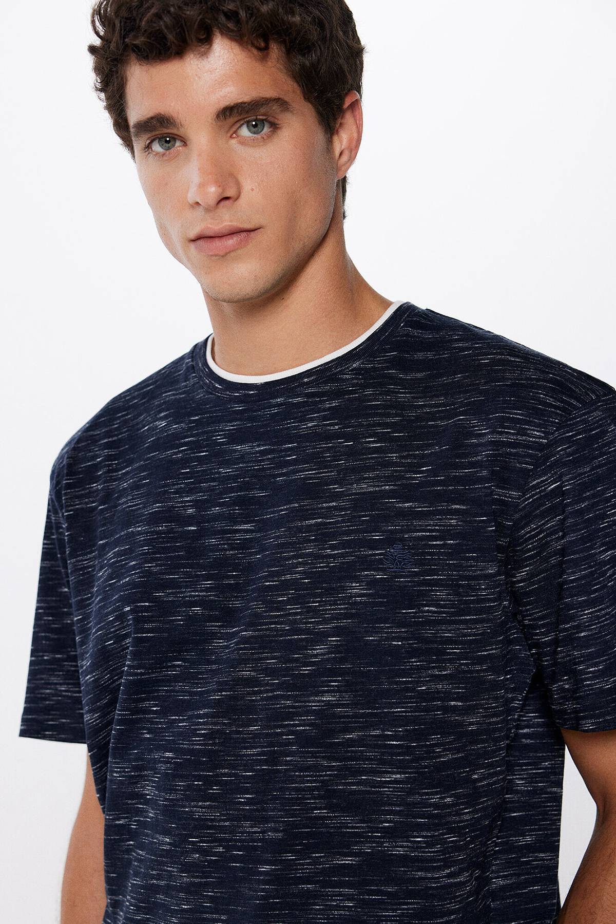 Springfield Herren T-Shirt Mit Ski-Grafik – Kurzärmlig, Lässiges Design, Hohe Qualität