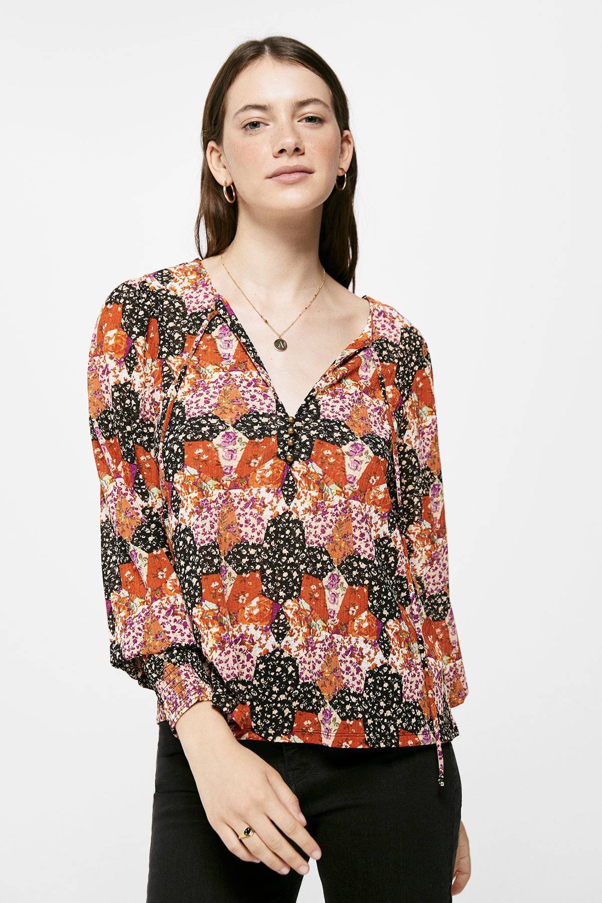 Blusa con Prints Springfield | Deprati Tienda Online