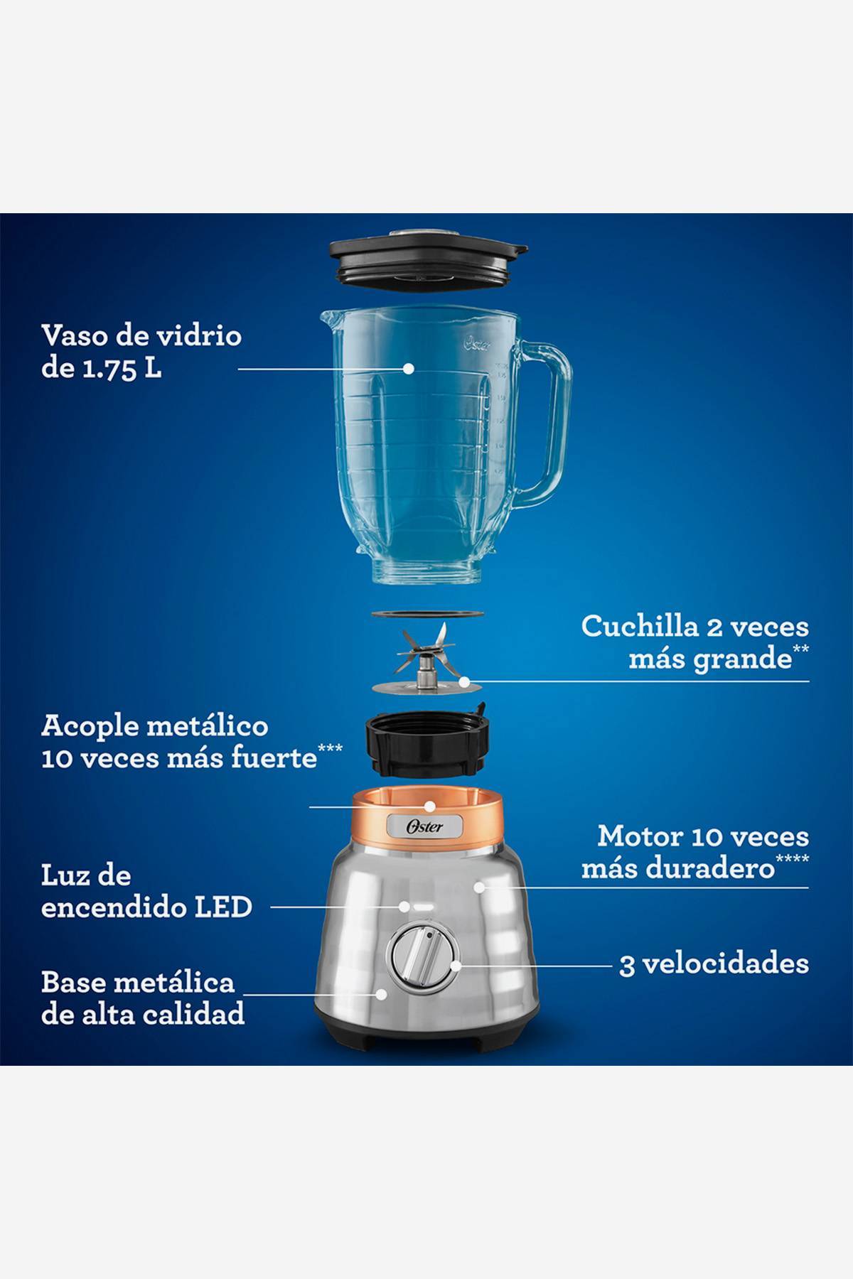 Licuadora oster 1500 discount watts