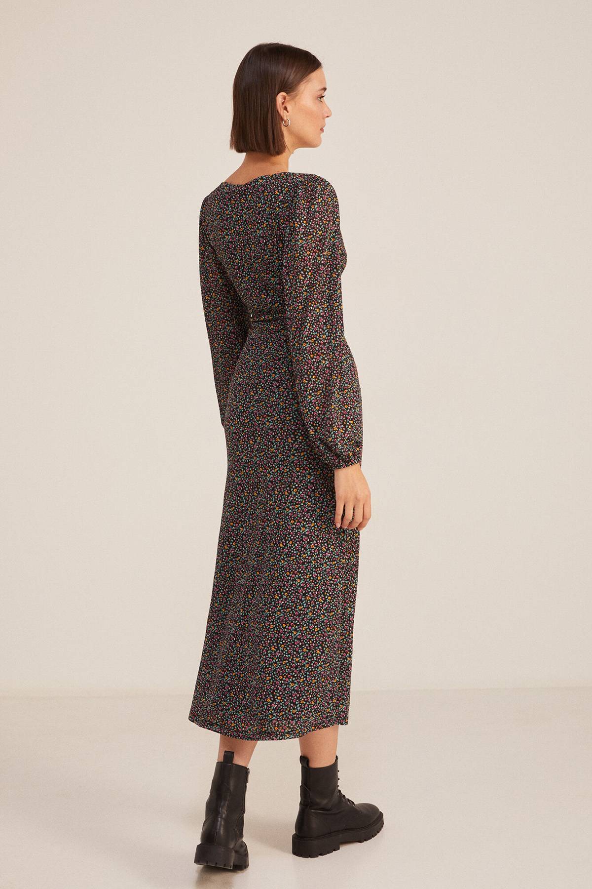 Abito Midi Springfield Con Maniche A Raglan E Arricciature Sotto Il Seno – Donna - copertina