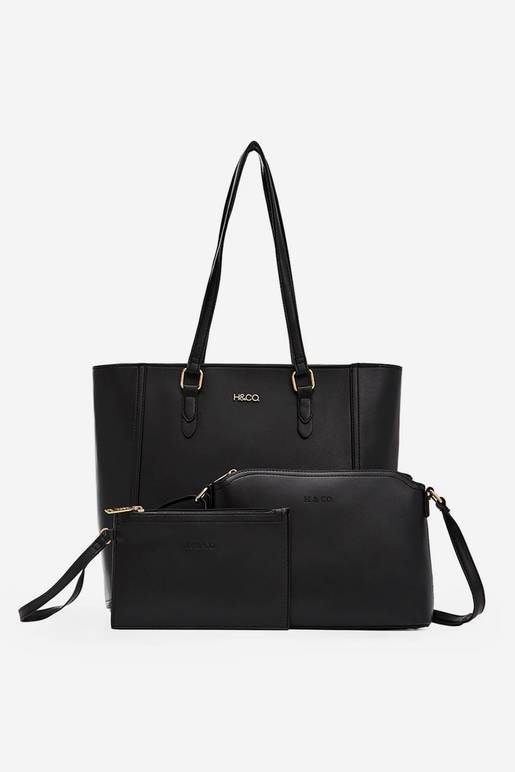 Bolsa H&co Tipo Satchel Color Blanca