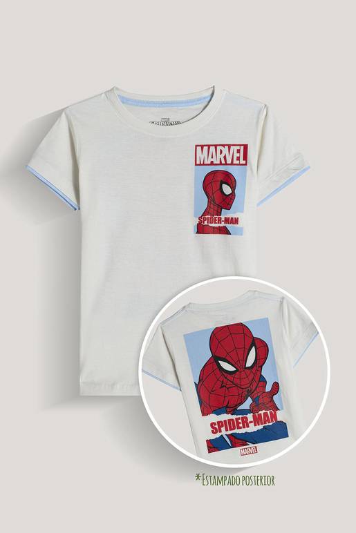 Camiseta spiderman niño online zara