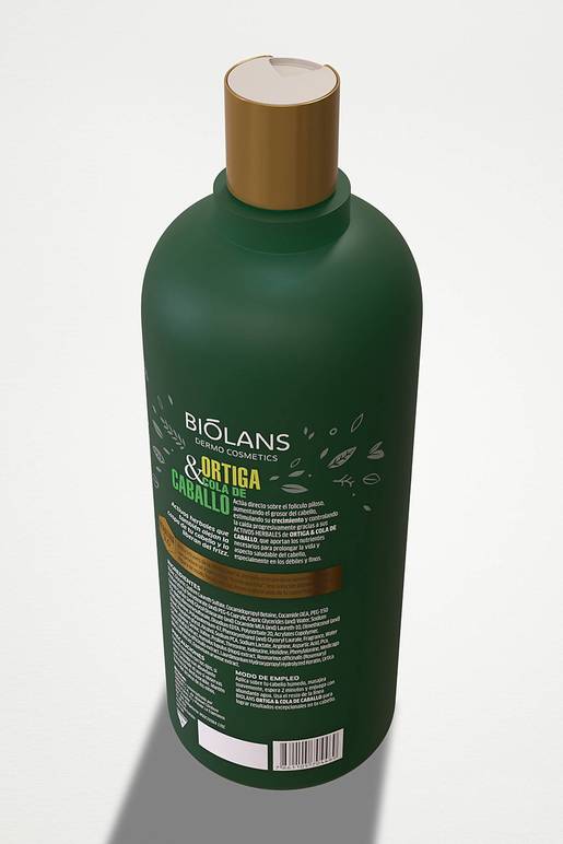 Shampoo Ortiga y Cola De Caballo Biolans 750 ml De Prati Tienda Online