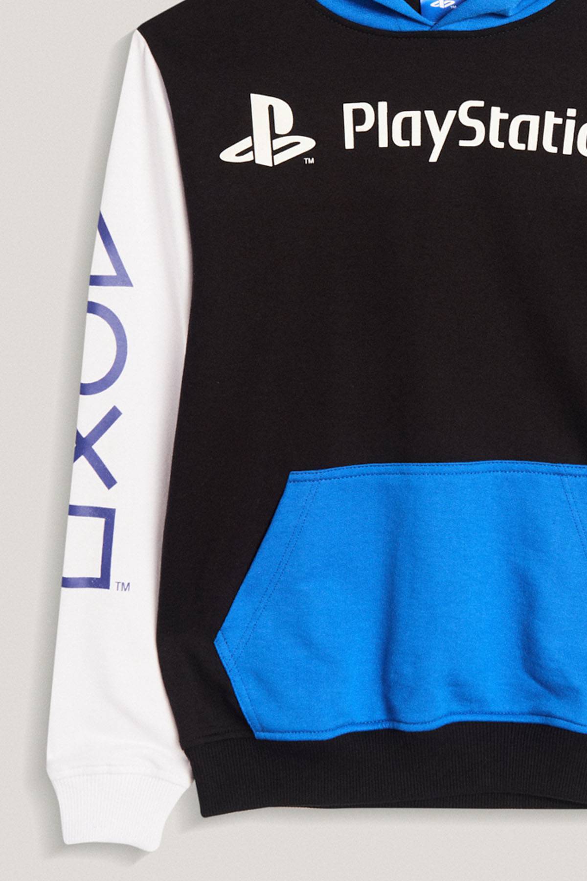 Sudadera Con Capucha Primark PlayStation Original Logo Para Niño Negro