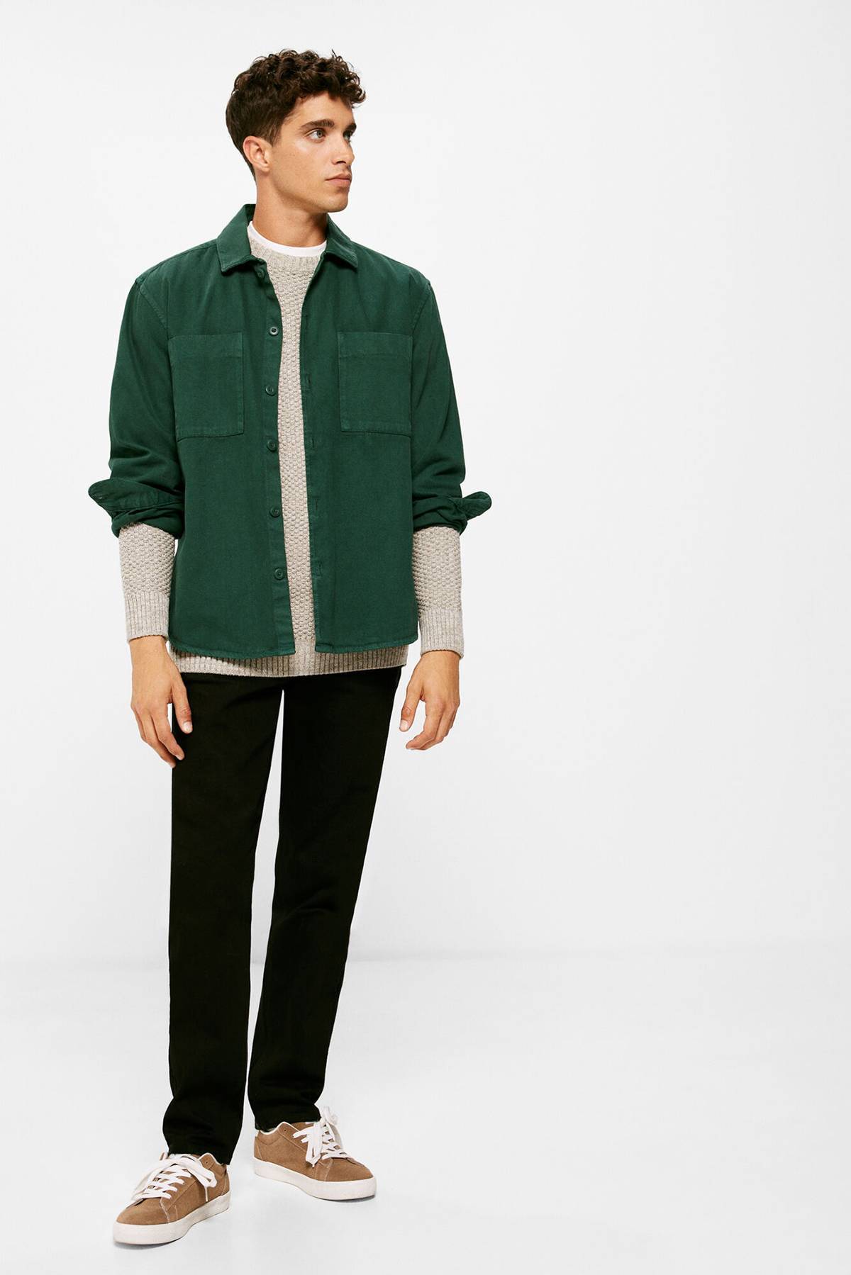 Sweater con Textura Springfield | Deprati Tienda Online