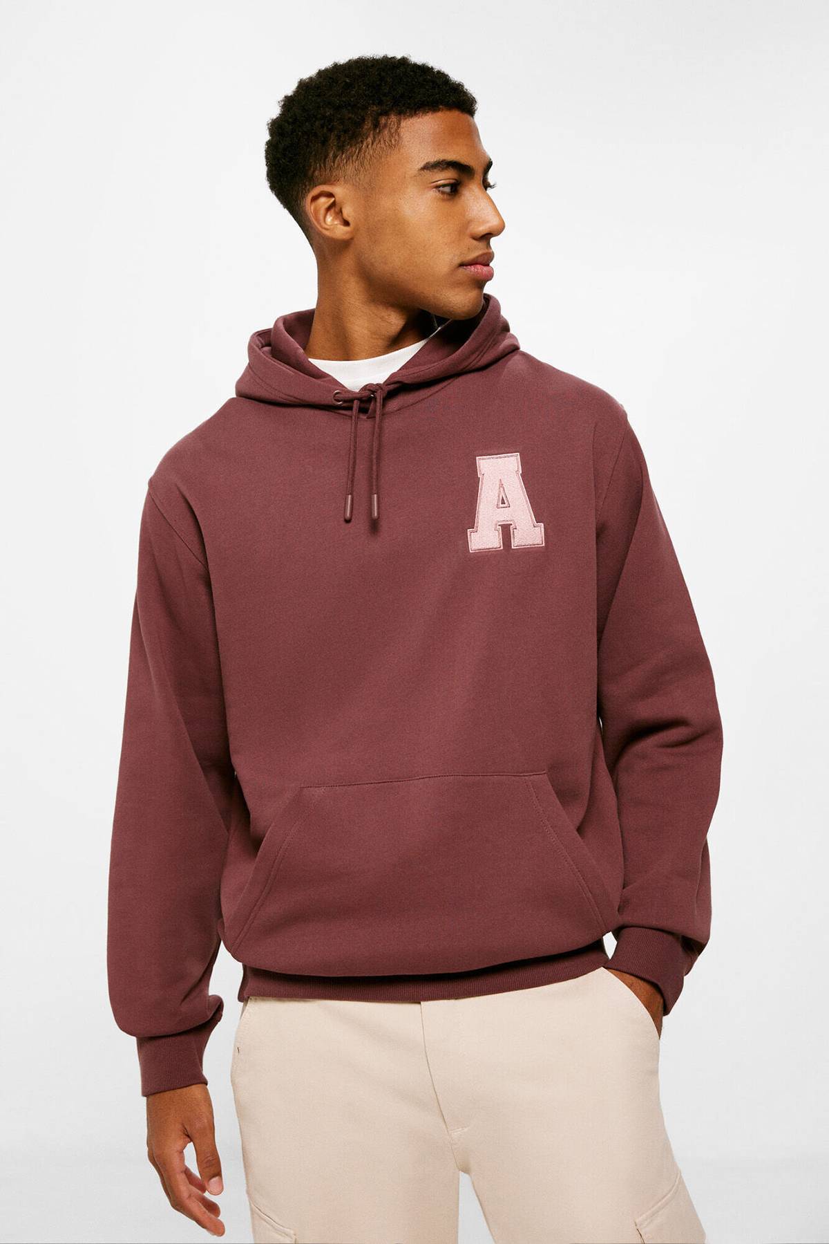 Sudadera con Estampado Springfield De Prati Tienda Online