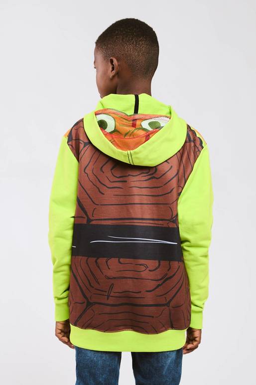 Sudadera Estampada Tipo Disfraz con Capucha Tortugas Ninjas