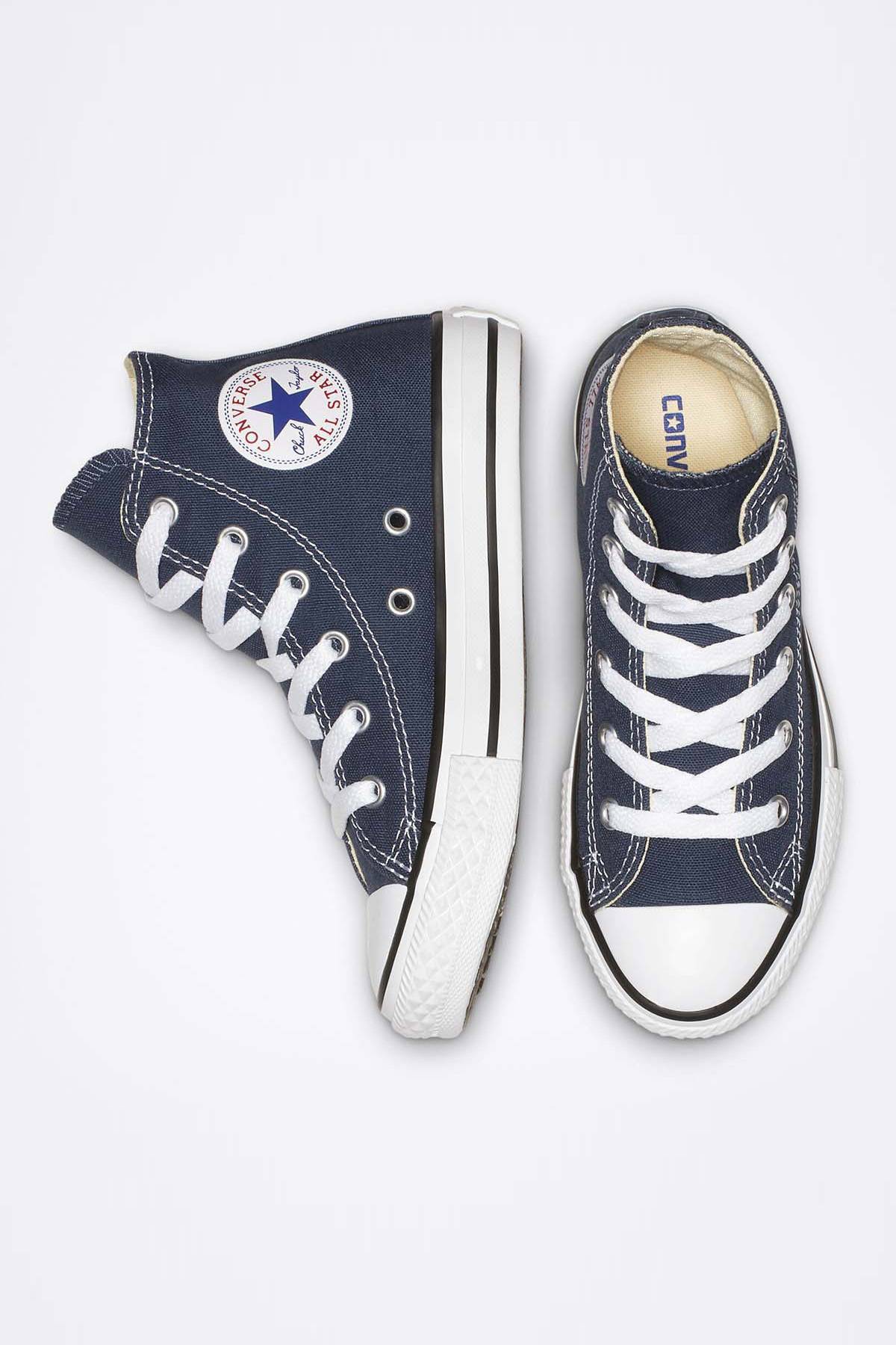 Converse azules con caña sale