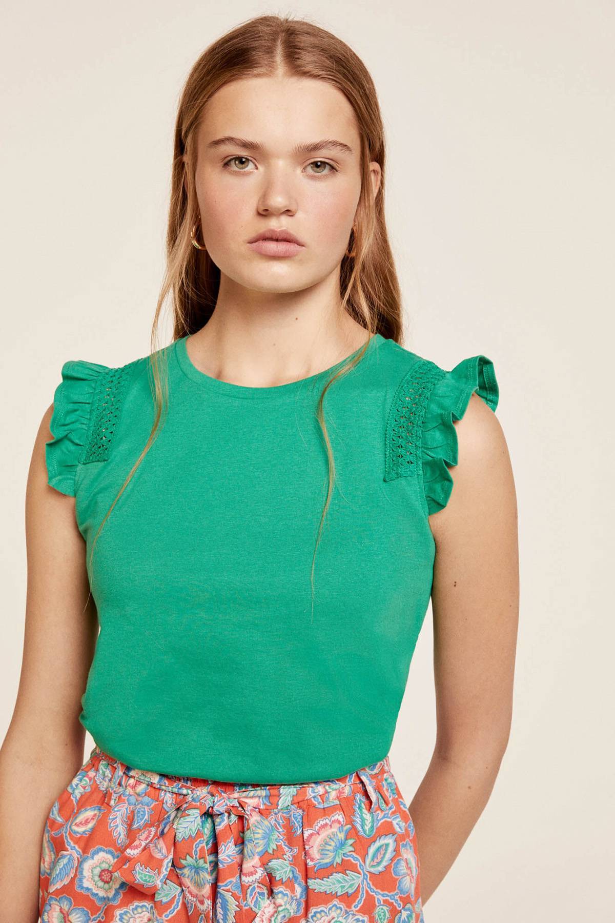 Camiseta con Volante Springfield | De Prati Tienda Online