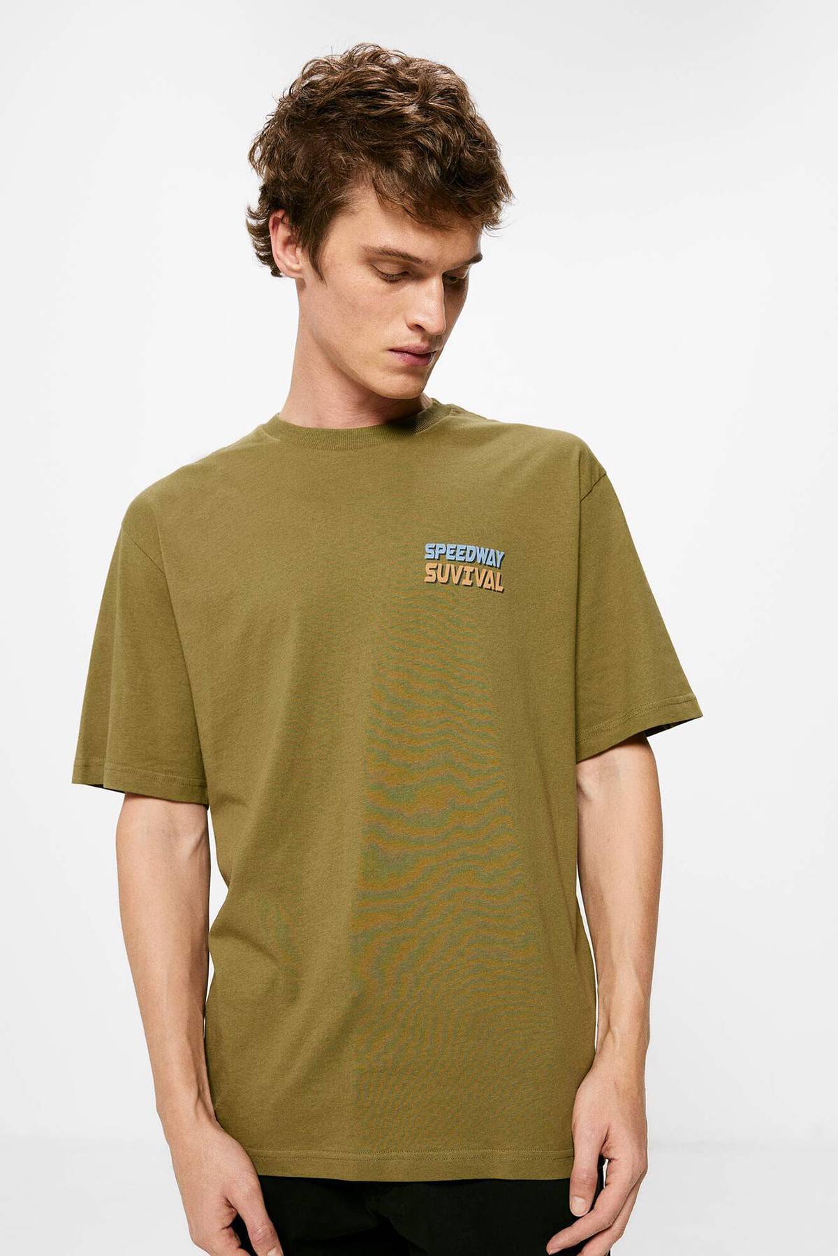 Camiseta Estampada Springfield | Deprati Tienda Online