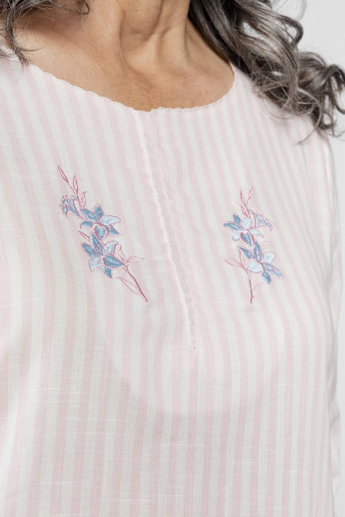 Batas De Casa Delantal Corto Para Cocina Rayas Ropa De Trabajo