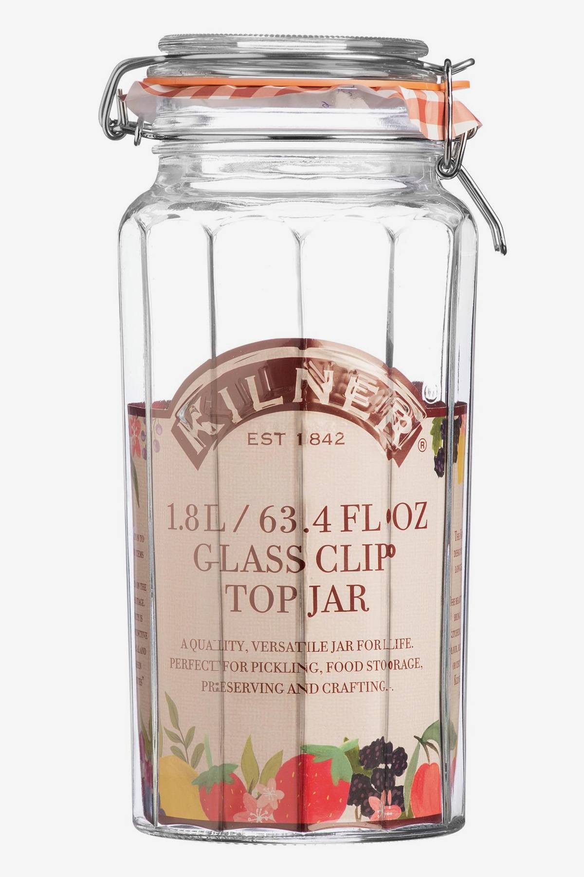 Canister Facetado de Vidrio Kilner 1.8 Litros | De Prati Tienda Online