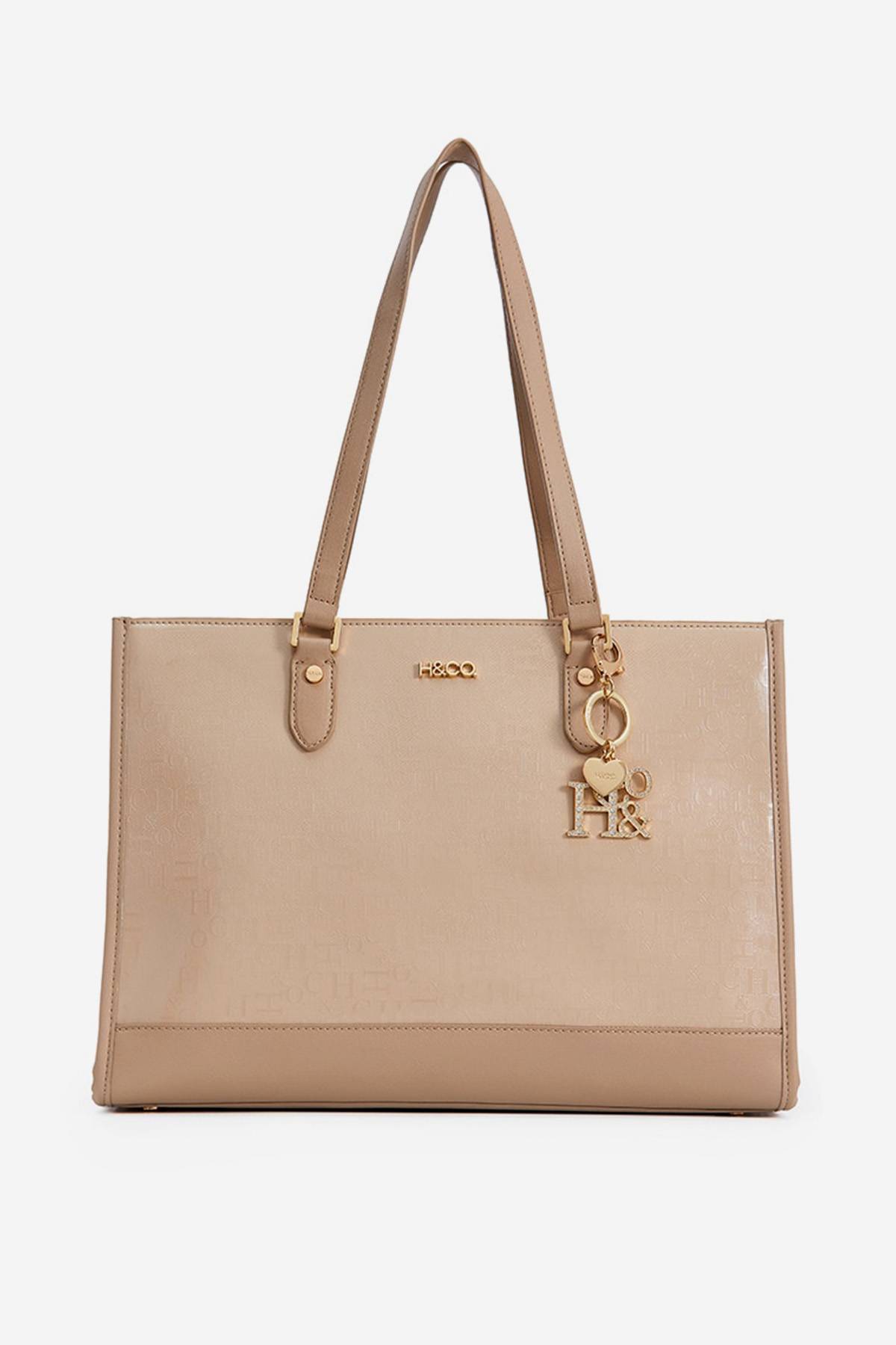 Bolsa H&co Tipo Satchel Color Blanca