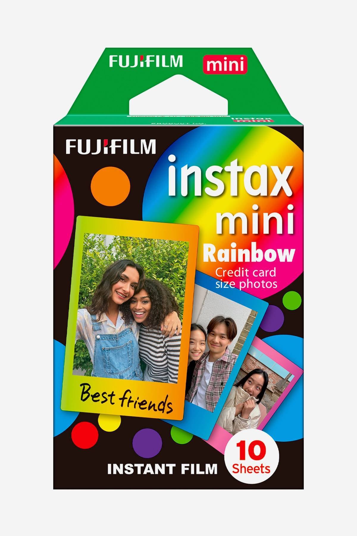 Rollo Fujifilm Instax Mini Rainbow 10 Unidades | Deprati Tienda Online