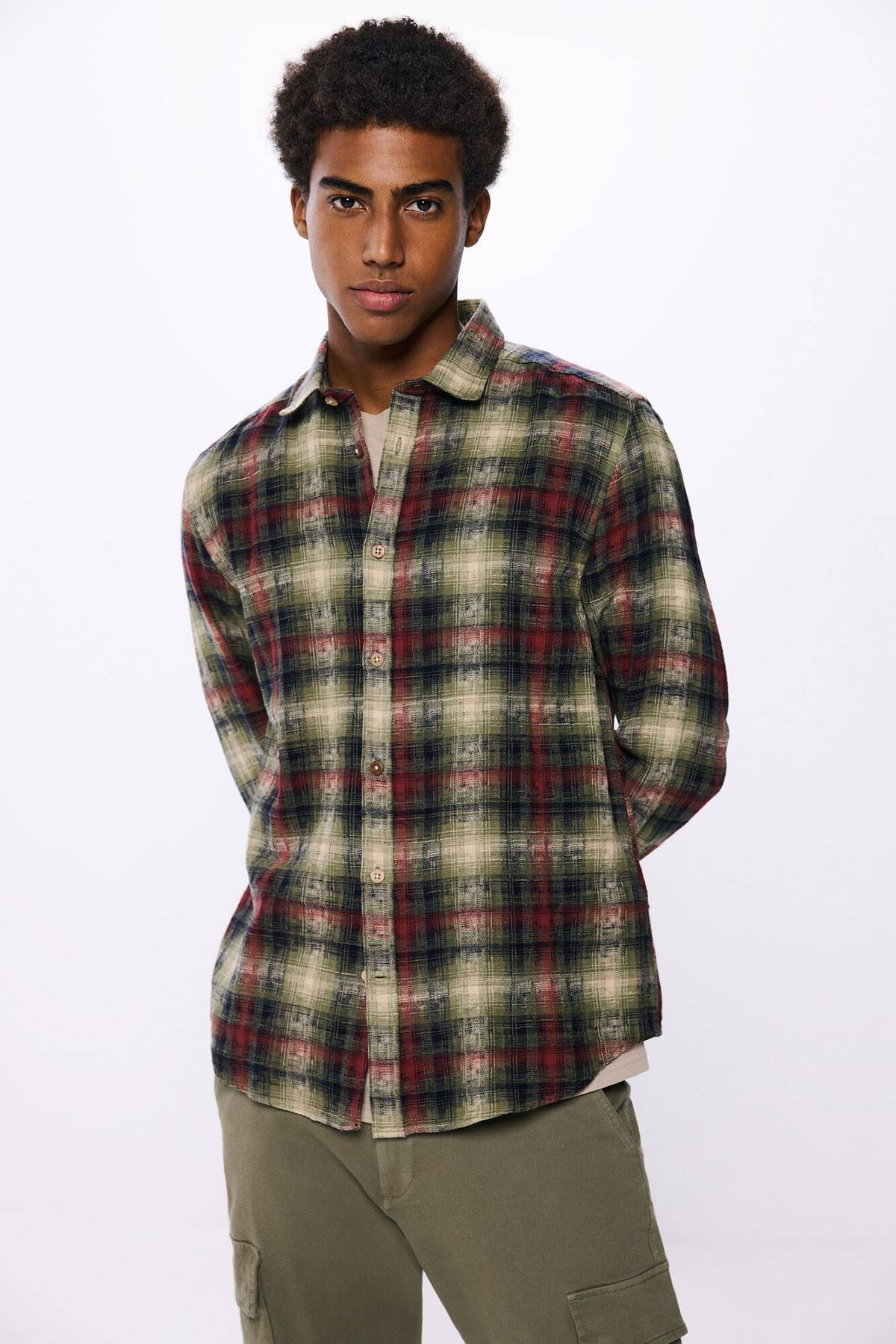 Camisa Regular Manga Larga Springfield | Deprati Tienda Online