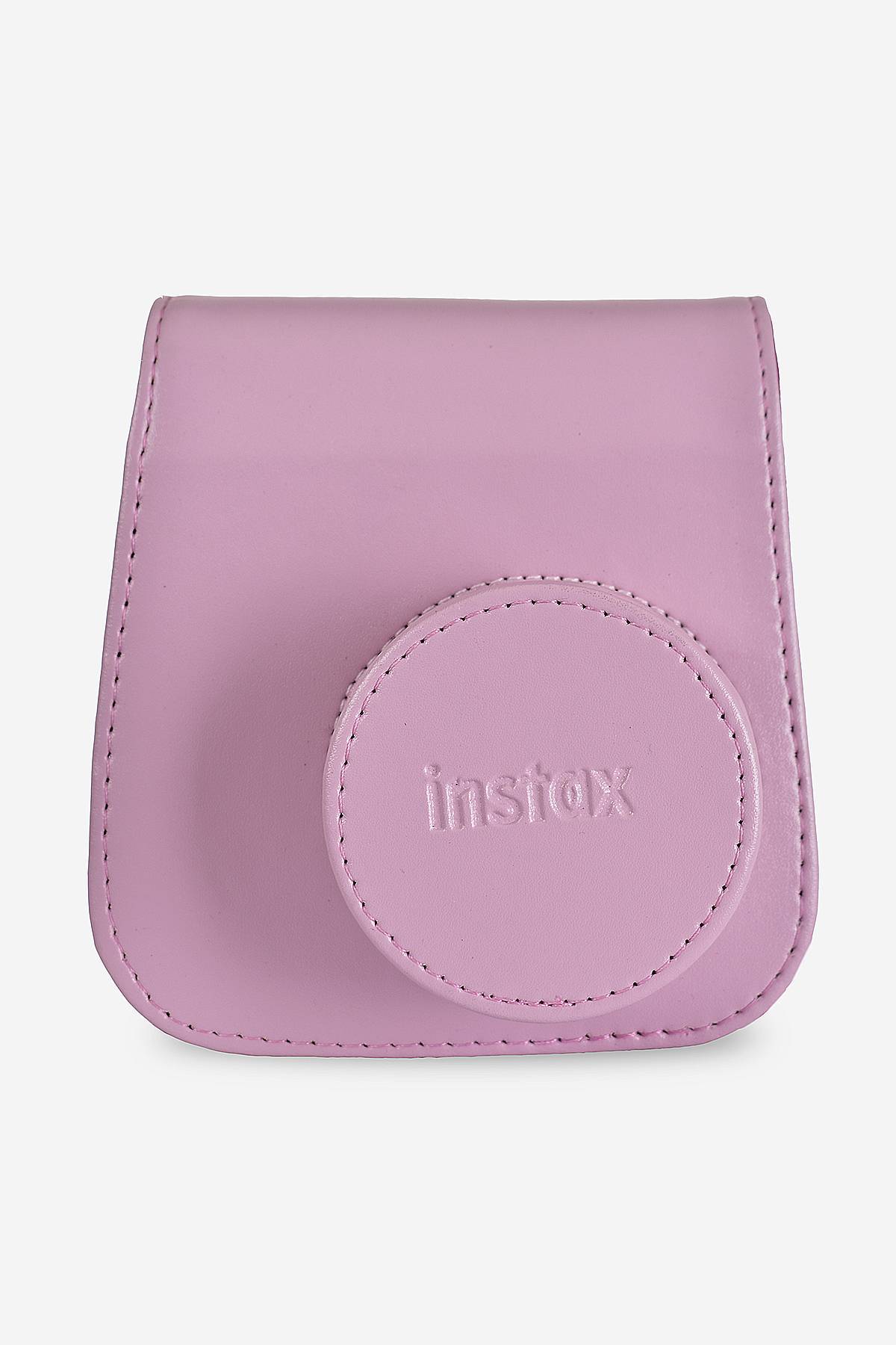 Set Cámara Fujifilm Instax Mini 11 Rosa + Estuche + Rollo De Prati