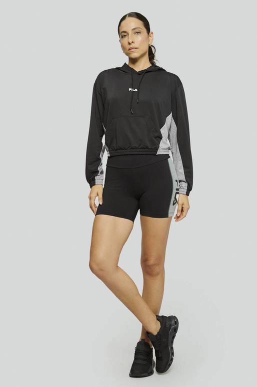 Sudadera Semi Crop Detalles en Contraste Fila Deprati Tienda Online