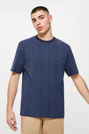 Camiseta B sica Unicolor Springfield De Prati Tienda Online