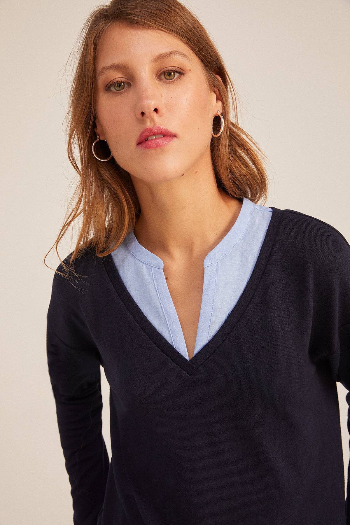 T-Shirt Springfield - 100% Coton - Imprimé AOP - Ivoire