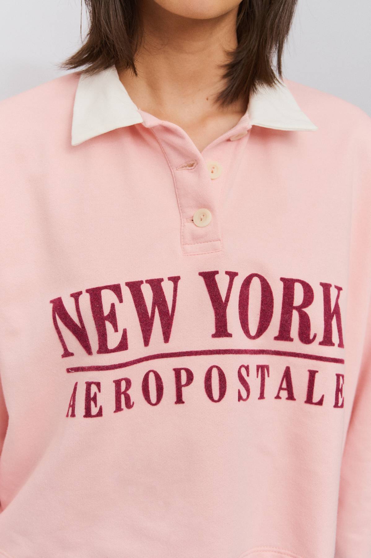 Poloche aeropostale de mujer con cuello sale