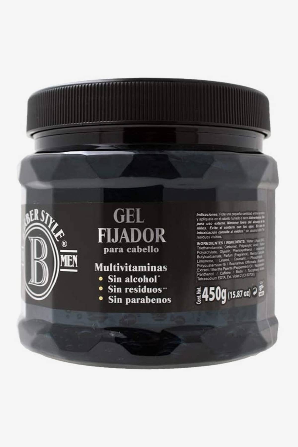 Gel Fijador para Cabello Barber Style 450g De Prati Tienda Online