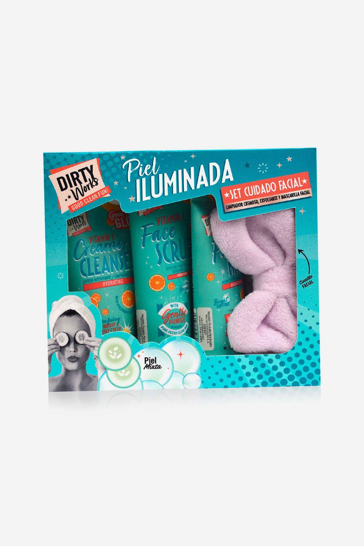 Set Good to Glow Vitamin C Dirty Works x4 | Deprati Tienda Online