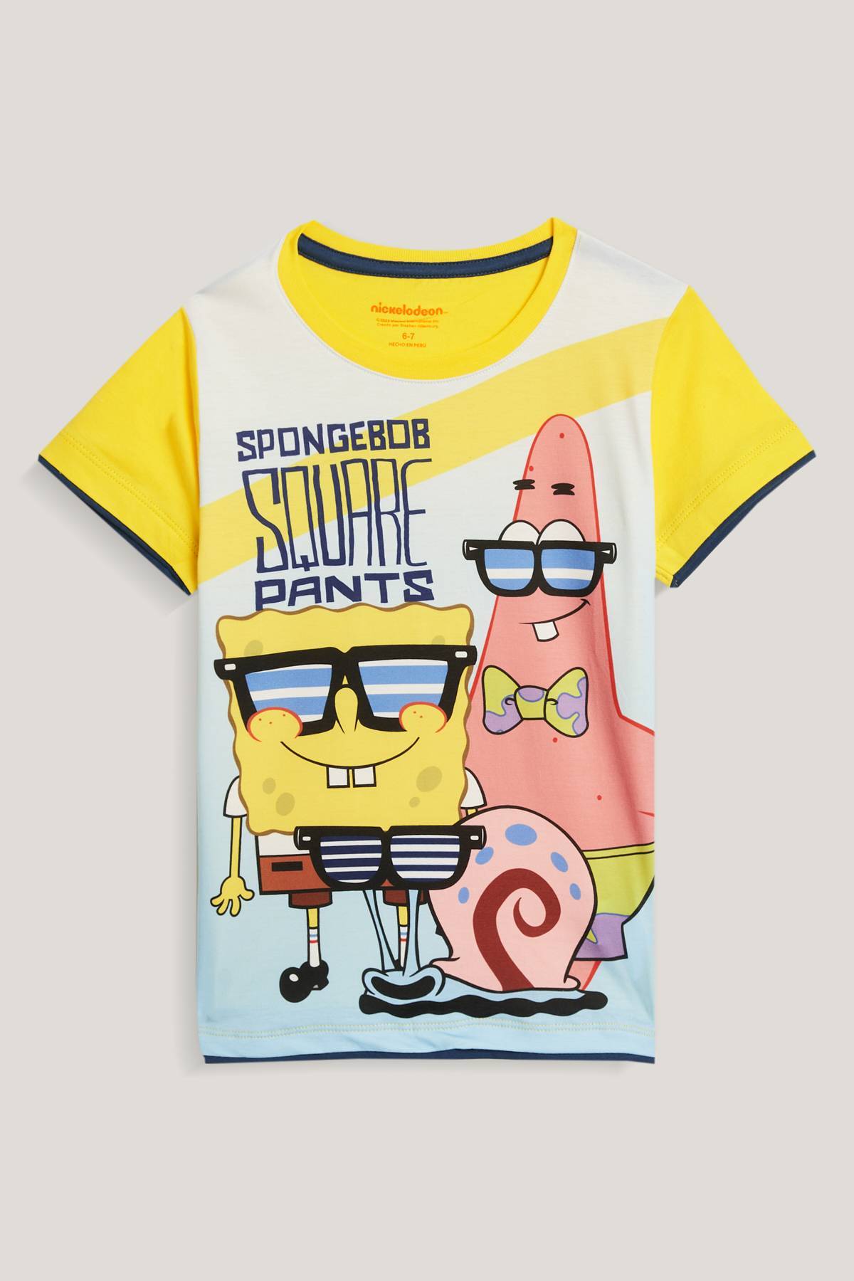 Casual Ropa Camisa Estampada Bob Esponja Camiseta Sublimada Y