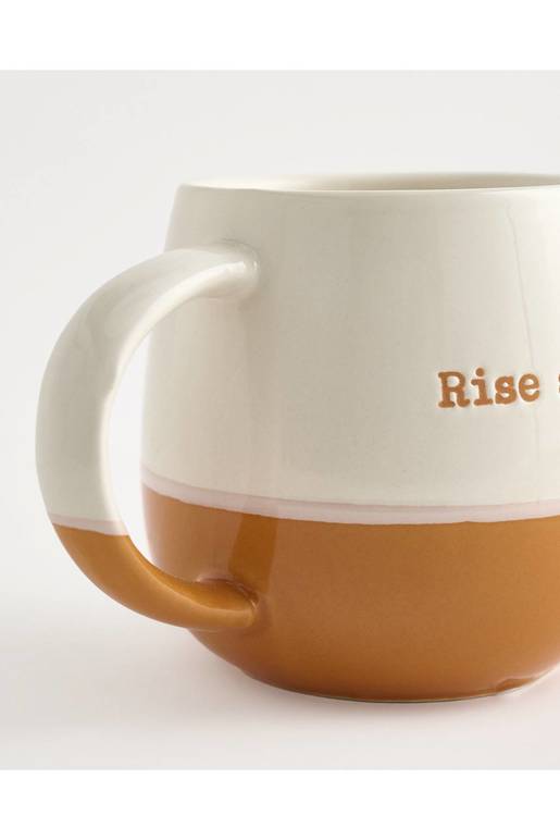 Mug gres porcellanato giallo lucido Natural Love Tognana