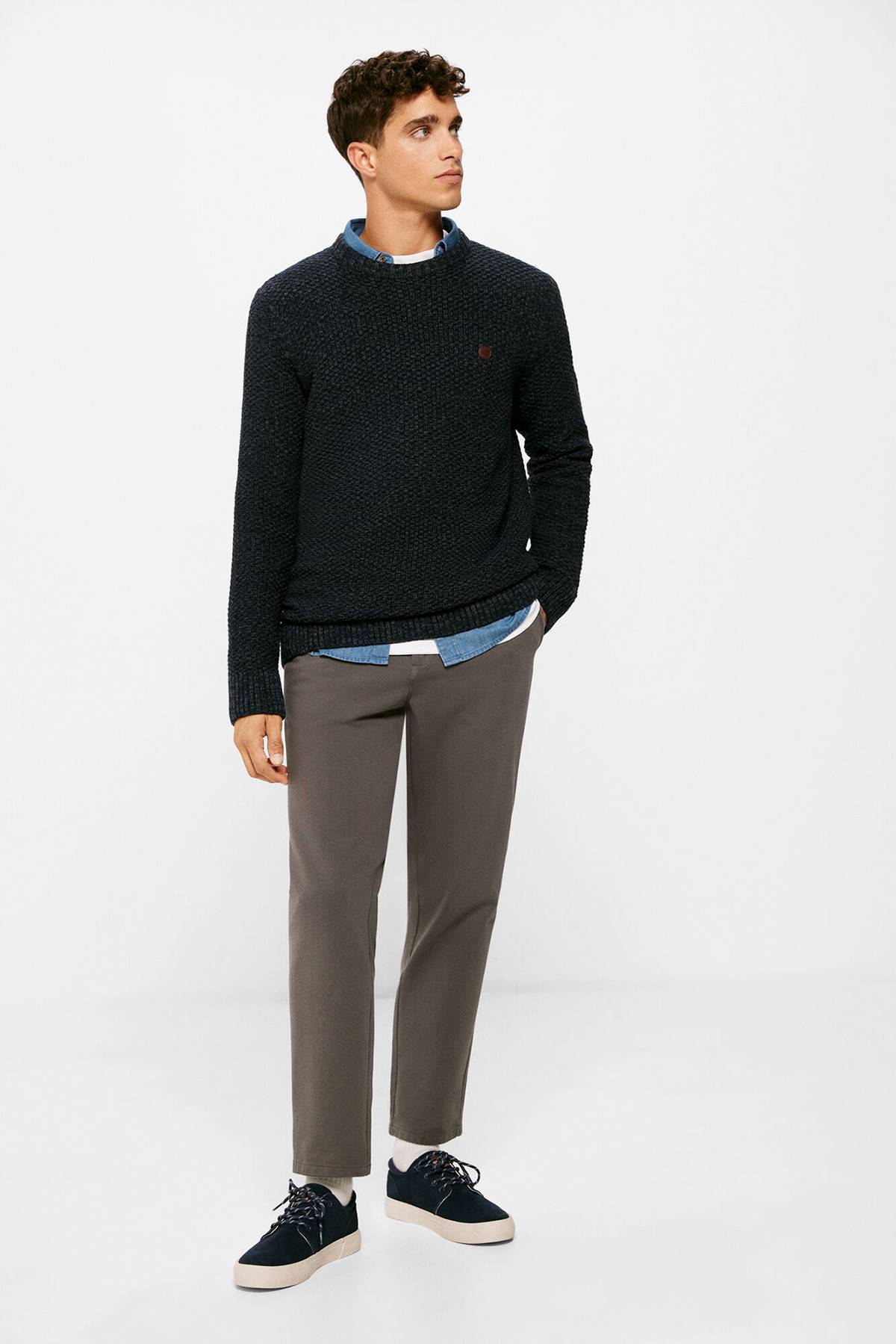 Sweater con Textura Springfield | Deprati Tienda Online