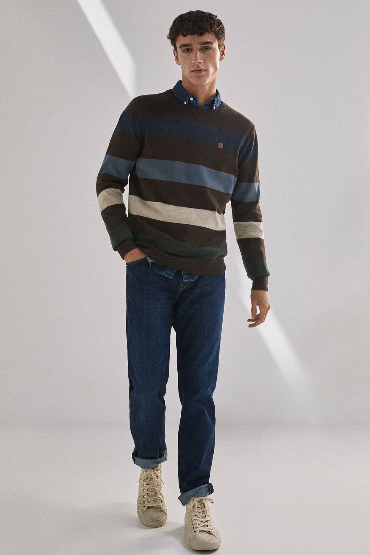 Sweater Cortes de Color Springfield | De Prati Tienda Online