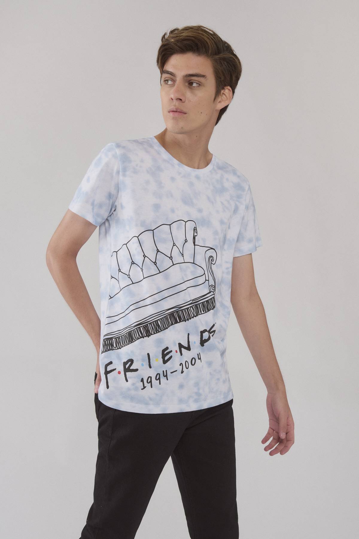 Camiseta Tie Dye Estampada Friends De Prati Tienda Online