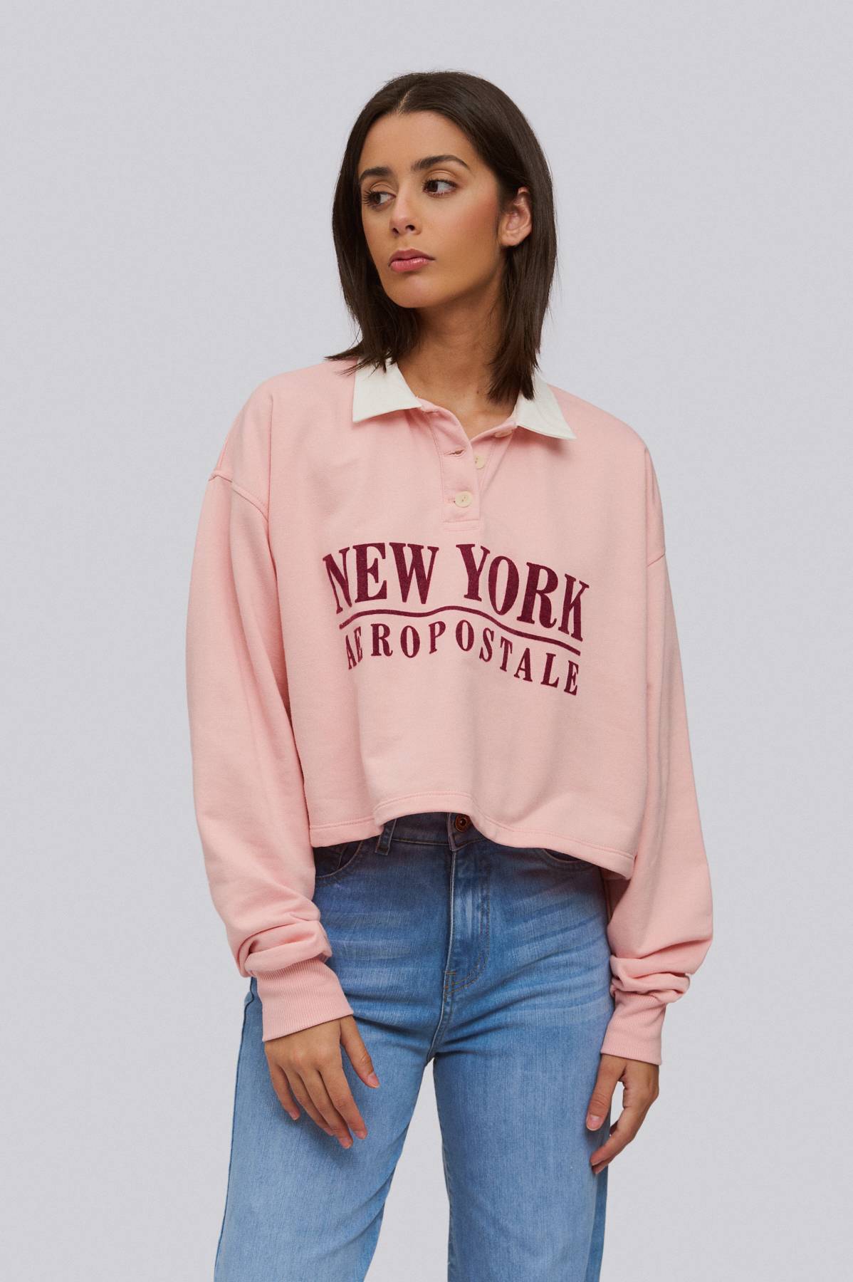 Poloche aeropostale de mujer con cuello hotsell