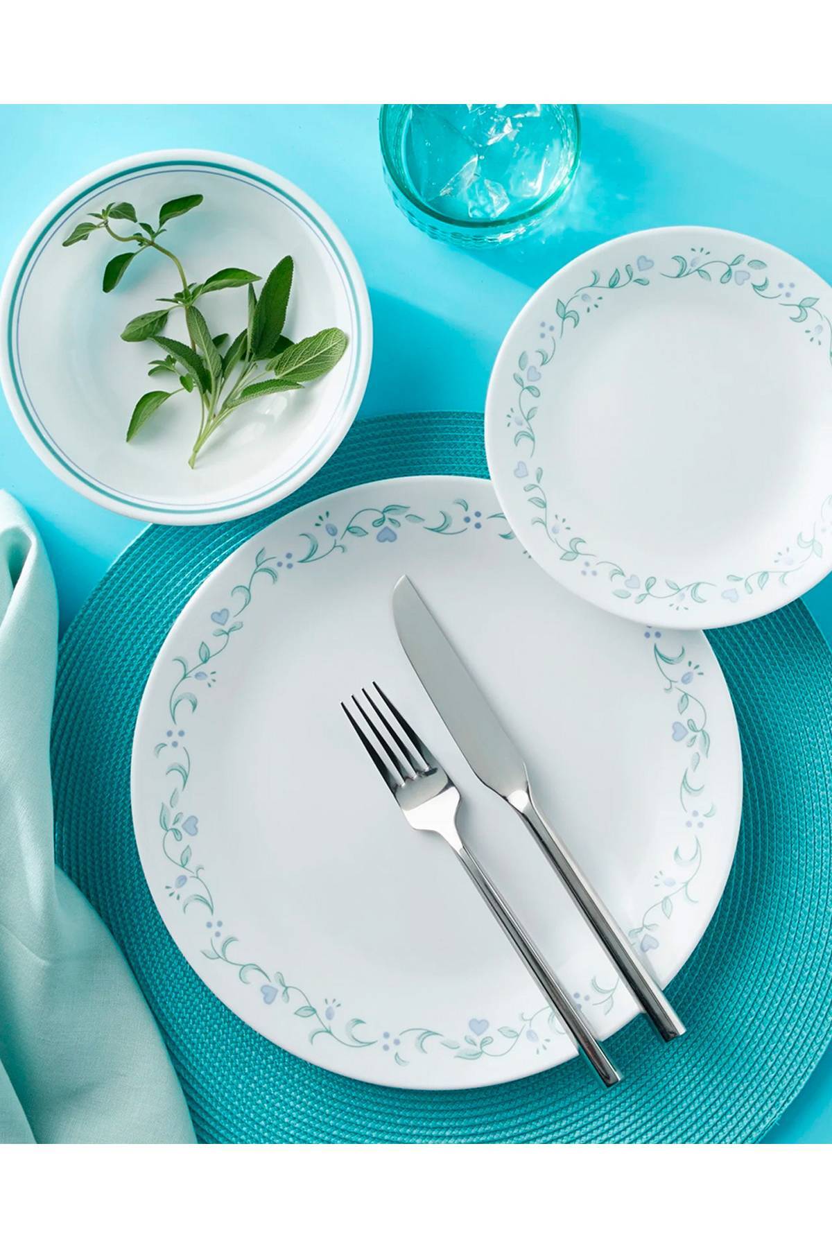 Set de Vajilla Corelle Country Cottage x 12 Deprati Tienda Online