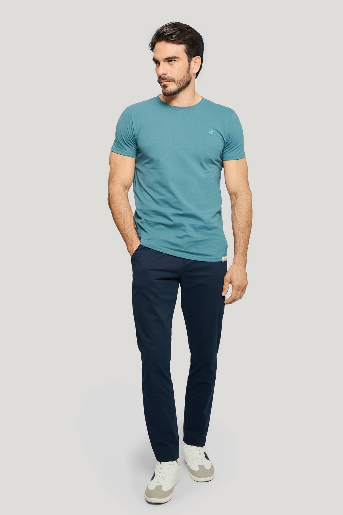 Pantalon Regular Unicolor Brooksfield De Prati Tienda Online