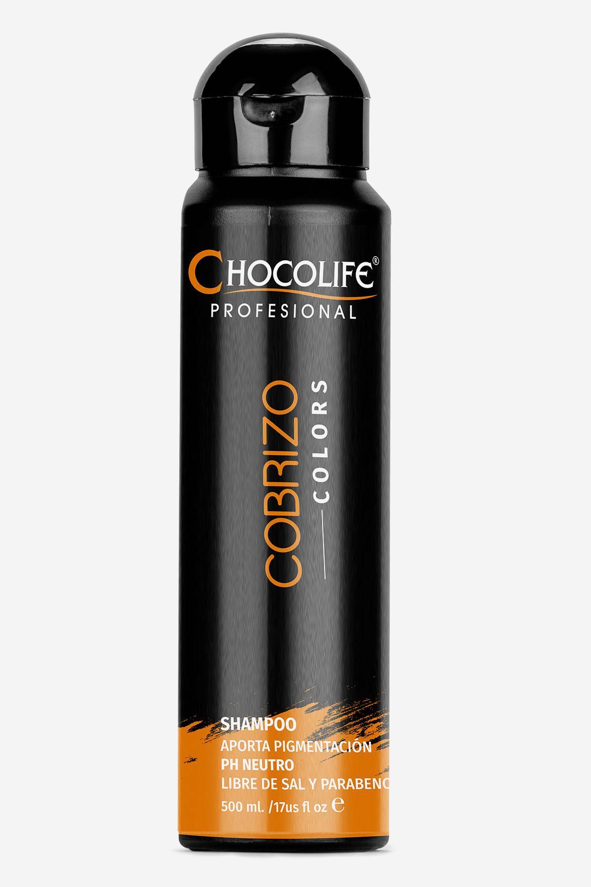 Shampoo Cobrizo Colors Chocolife Profesional 500ml