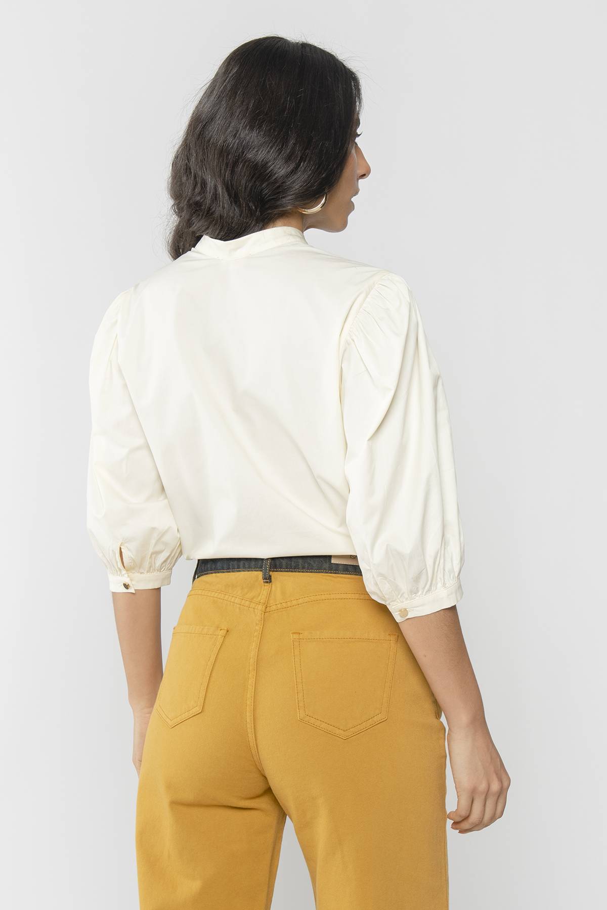 Blusa amarillo online pastel