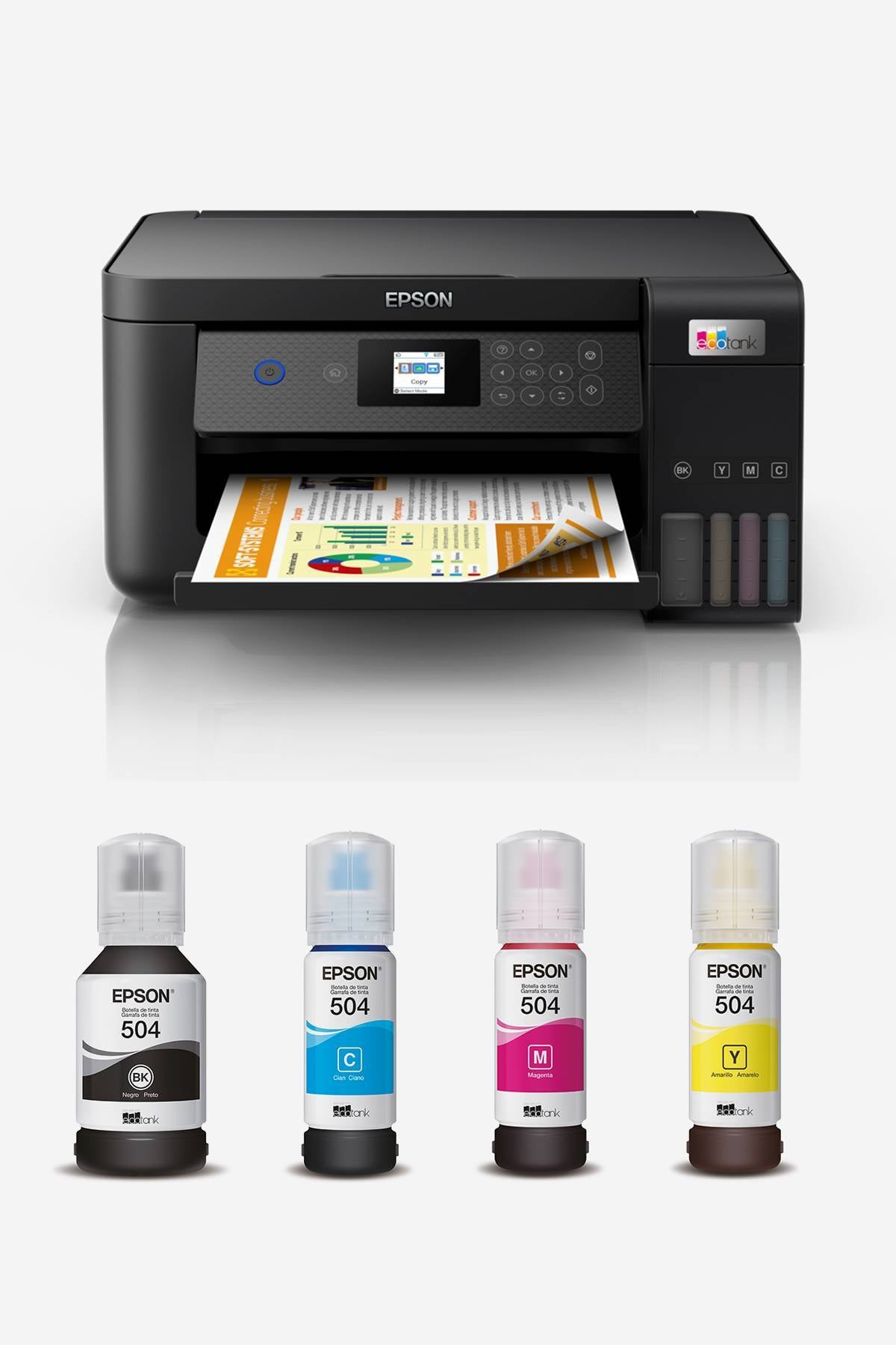 Impresora Epson Ecotank L4260 + Set de Tintas | Deprati Tienda Online