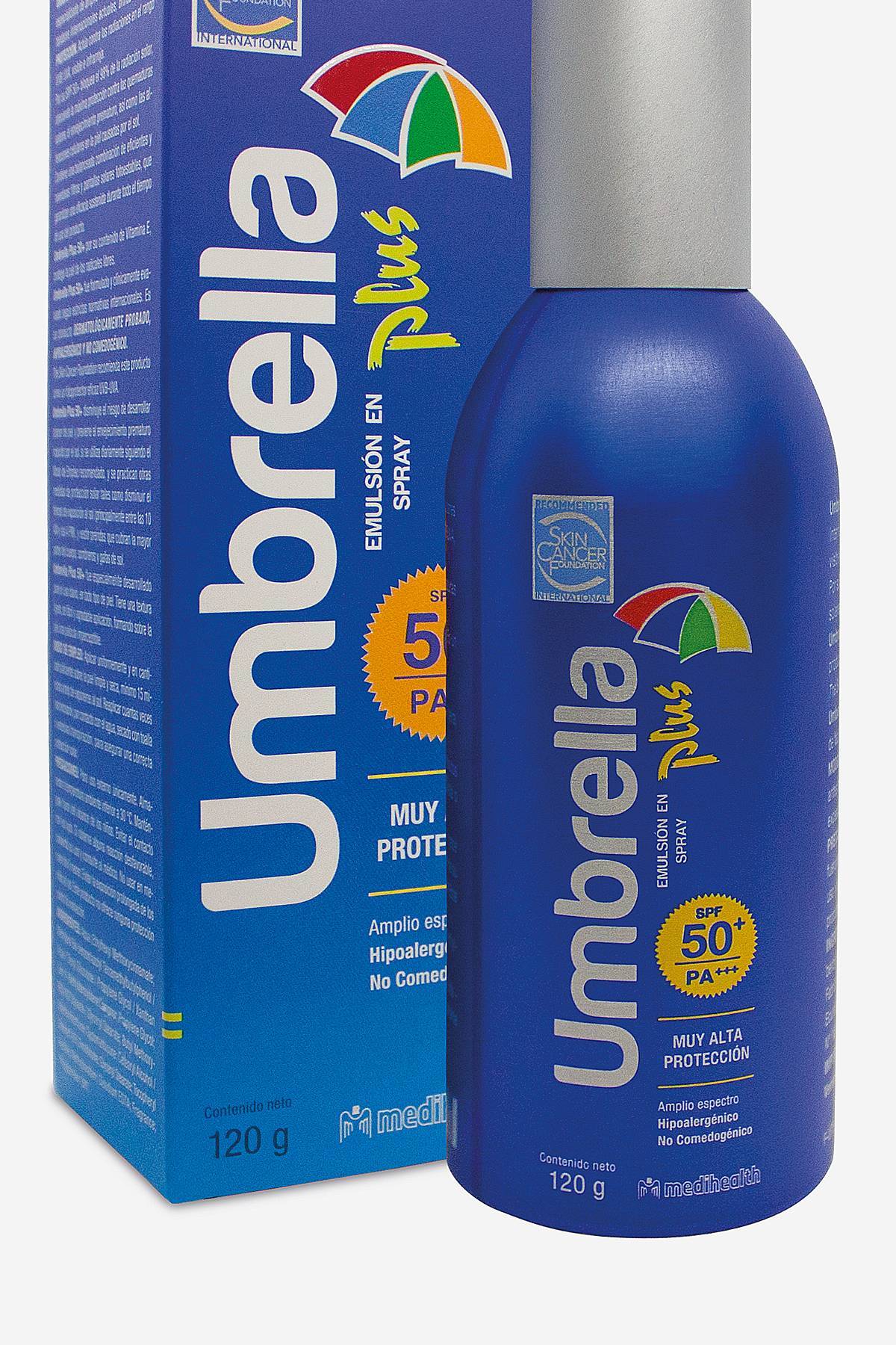 Protector Solar en Spray Plus emulsión 50+ Umbrella De Prati Tienda