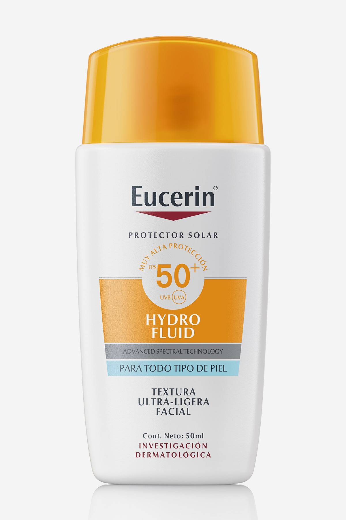 Bloqueador Facial Hydro Fluid Eucerin 50ml | De Prati Tienda Online