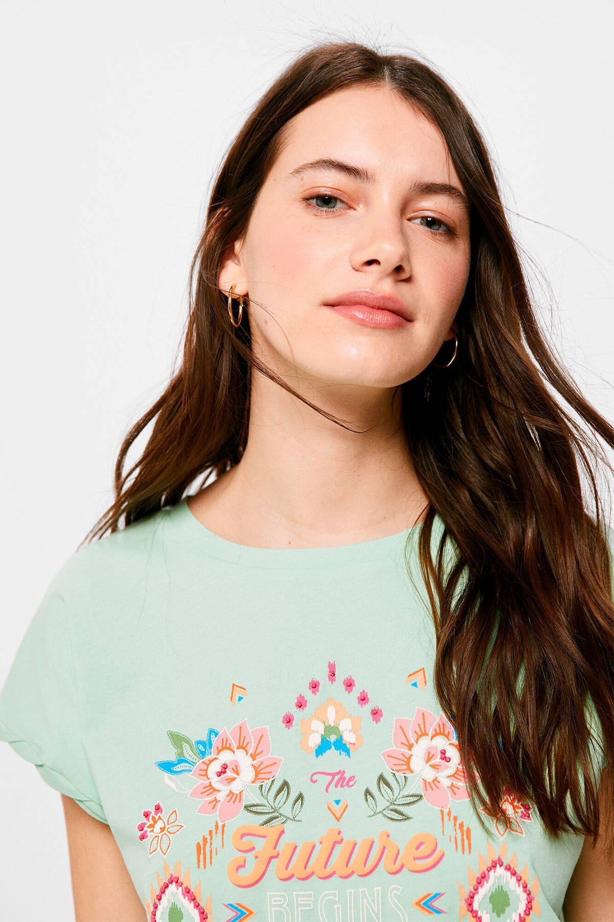 Camiseta Estampada Springfield | Deprati Tienda Online