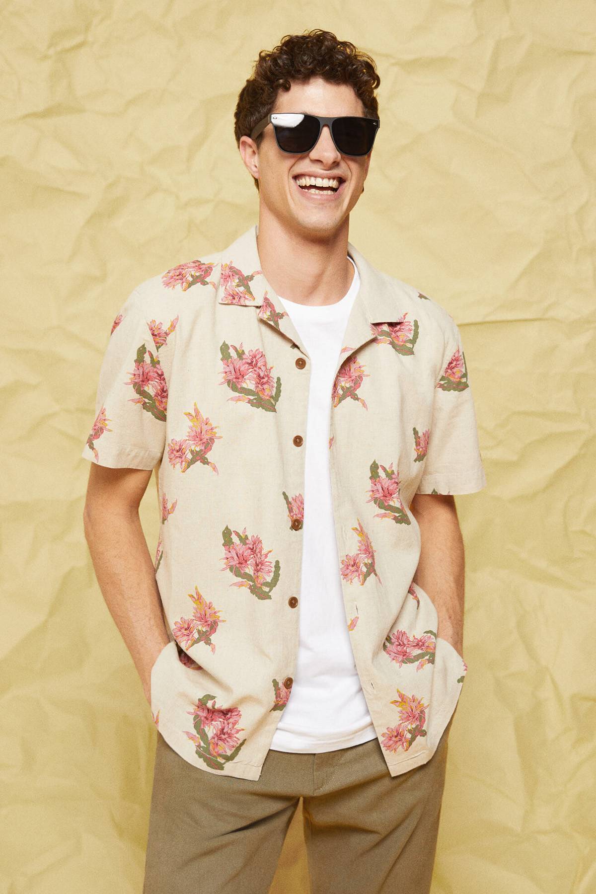 Polo Con Mini Prints Springfield Reconsider | De Prati Tienda Online