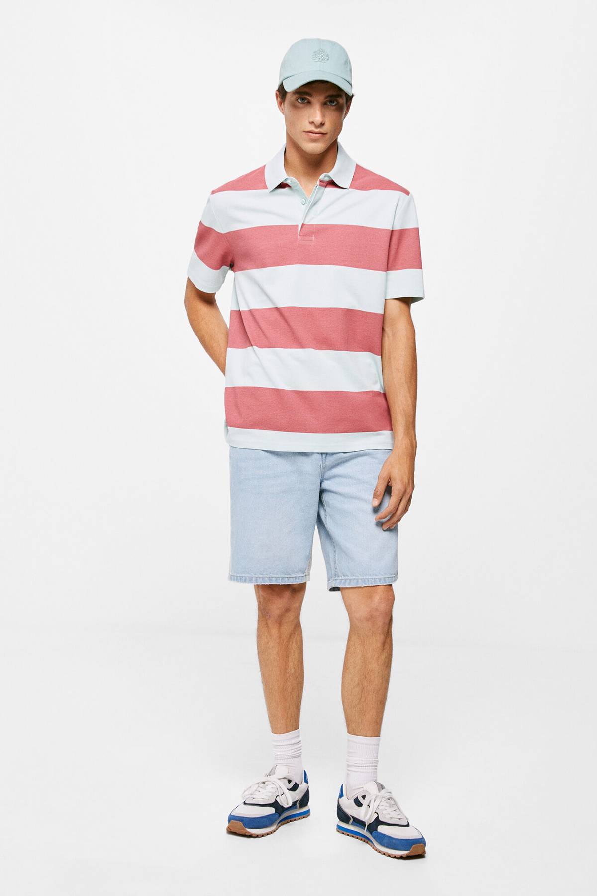 Springfield Maglietta Uomo In Cotone - Basic Stampata, Comfort Quotidiano